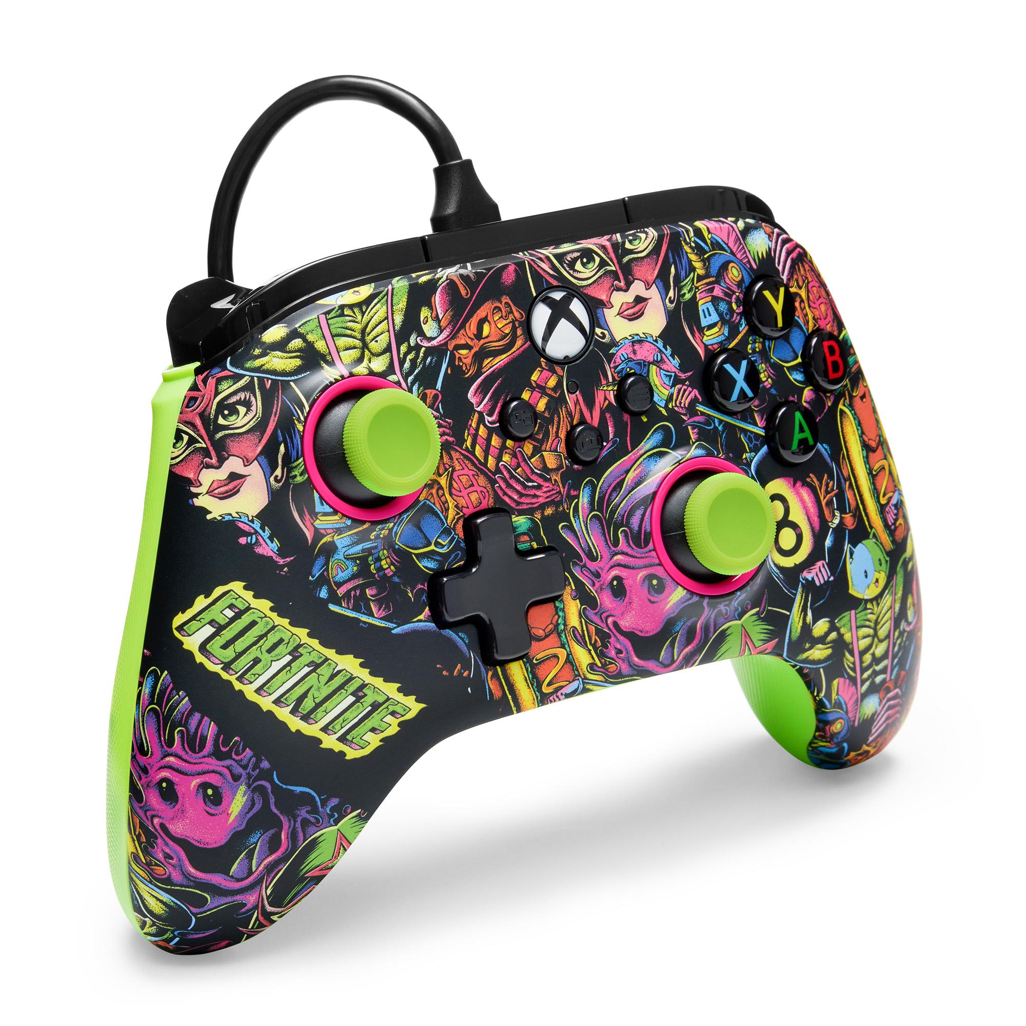 PowerA Advantage Wired Controller for Xbox Series X|S - Fortnite Glow