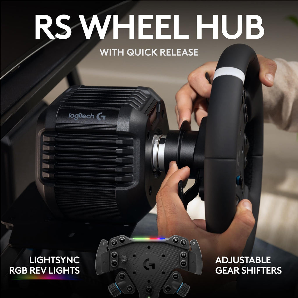 Logitech G RS50 System 8 Nm Direct Drive Base and Steering Wheel for Xbox & PC