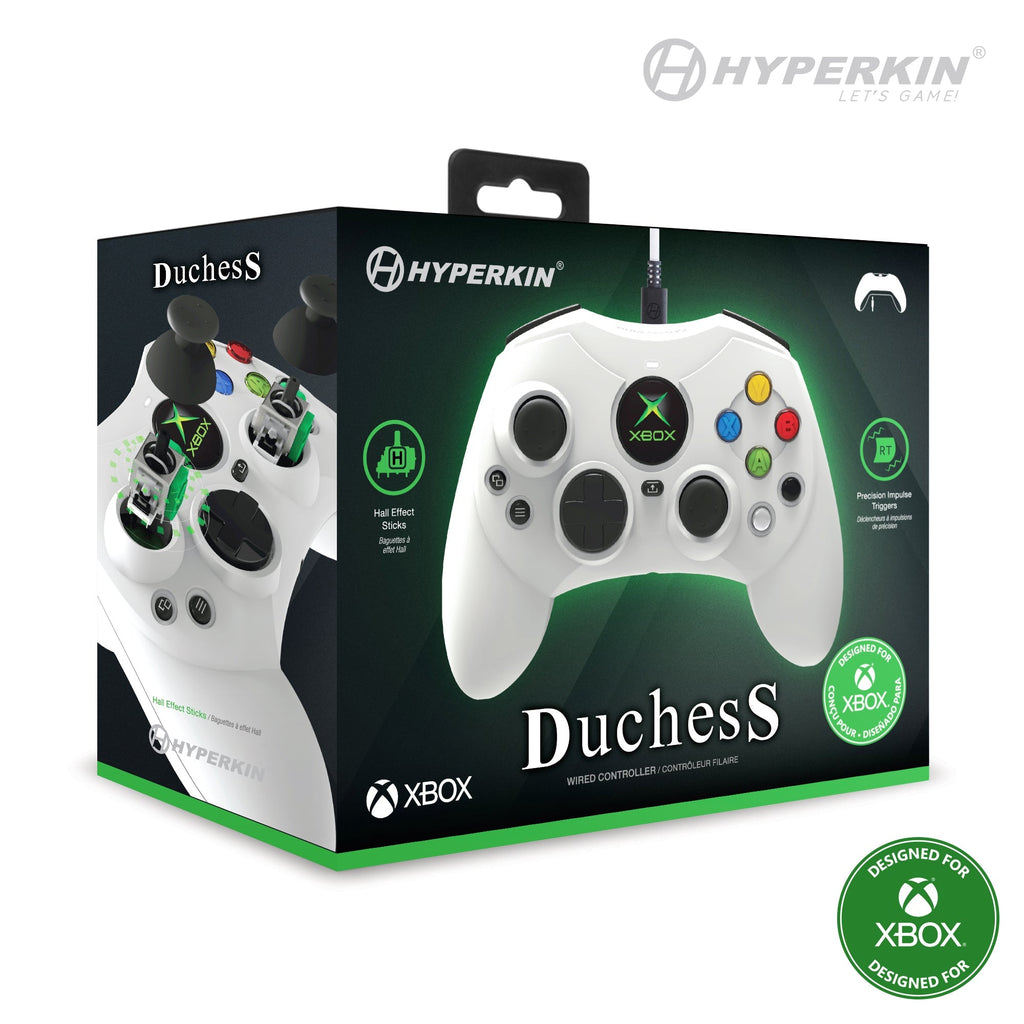 Hyperkin DuchesS Wired Controller for Xbox Series X|S/ Xbox One (White)